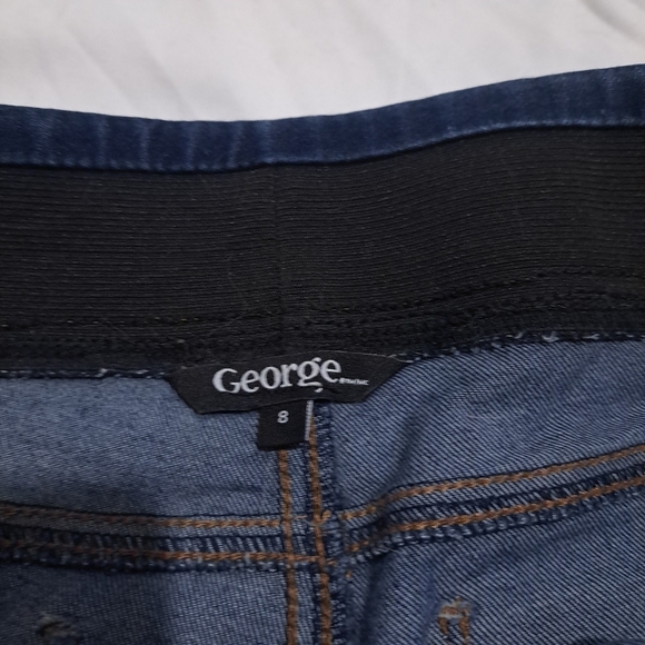 George | Dark blue jegging women's stretch jean no zipper - Picture 8 of 9